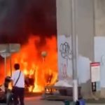 Nine dead in Makkasan Airport train and bus fireball crash as ‘explosions’ heard