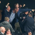 Prince William wildly celebrates from stands as Aston Villa cruise to Europa League glory